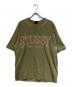 stussy（ステューシー）の古着「BURLY STONE WASHED TEE」｜グリーン