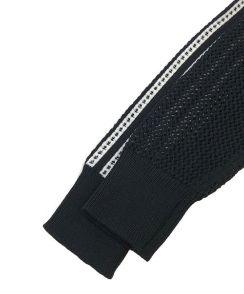 adidas（アディダス）adidas (アディダス) ニット クロシェ ファイヤーバード トラックトップ ブラック サイズ:SIZE XLの古着・服飾アイテム