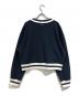 MICHAEL MICHAEL KORS (マイケル マイケルコース) Cotton Blend Knit Sweater ネイビー サイズ:SIZE XL：6000円