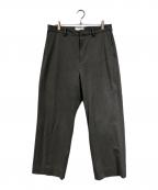 YAECAヤエカ）の古着「2WAY PANTS WIDE STRAIGHT」｜ライトグレー
