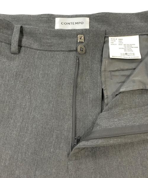 YAECA（ヤエカ）YAECA (ヤエカ) 2WAY PANTS WIDE STRAIGHT ライトグレー サイズ:SIZE Lの古着・服飾アイテム