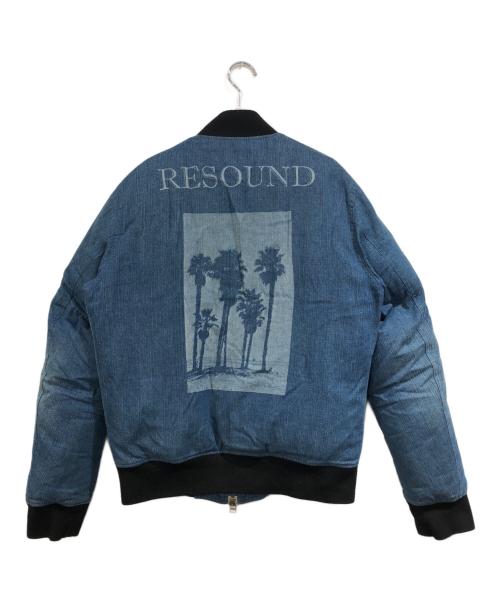 RESOUND CLOTHING（リサウンドクロージング）RESOUND CLOTHING (リサウンドクロージング) MA DENIM DOWN JACKET ブルー サイズ:SIZE3の古着・服飾アイテム