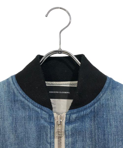 RESOUND CLOTHING（リサウンドクロージング）RESOUND CLOTHING (リサウンドクロージング) MA DENIM DOWN JACKET ブルー サイズ:SIZE3の古着・服飾アイテム