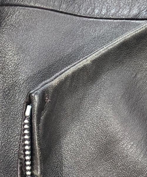 EMPORIO ARMANI（エンポリオ アルマーニ）EMPORIO ARMANI (エンポリオ アルマーニ) ダブルライダースジャケット ブラウン サイズ:SIZE 56の古着・服飾アイテム