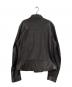 EMPORIO ARMANI (エンポリオ アルマーニ) ダブルライダースジャケット ブラウン サイズ:SIZE 56：20000円