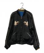東洋エンタープライズトウヨウエンタープライズ）の古着「Early 1950s Style Acetate Souvenir Jacket」｜ブラック
