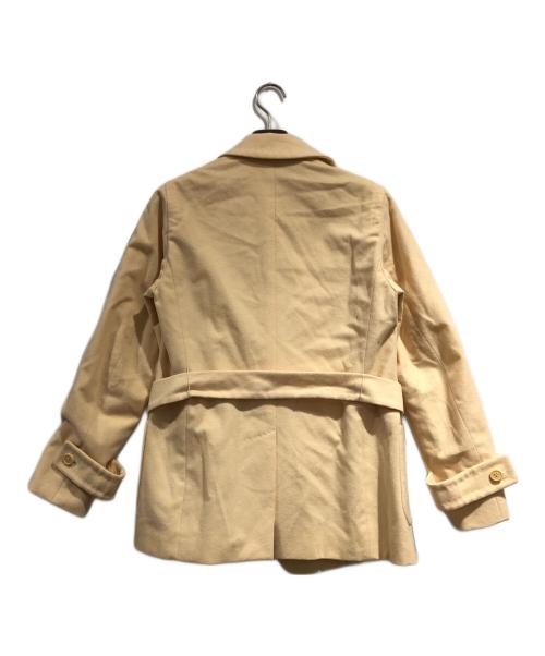 MaxMara（マックスマーラ）MaxMara (マックスマーラ) ベルテッドジャケット ベージュ サイズ:40の古着・服飾アイテム