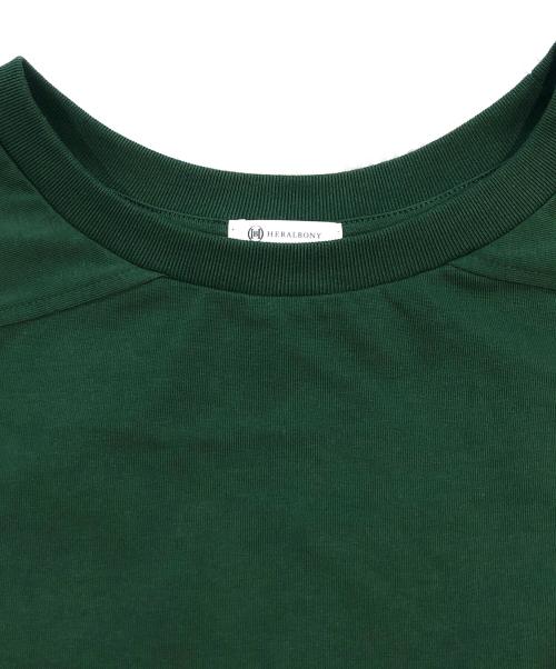 HERALBONYHERALBONY（ヘラルボニー）HERALBONYHERALBONY (ヘラルボニー) バルーンポケットT「無題」 グリーン サイズ:SIZE Freeの古着・服飾アイテム