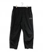 ENNOYエンノイ）の古着「Piping Nylon Track Pant」｜ブラック