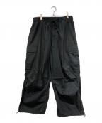 NNBFエヌエヌビーエフ）の古着「WIDE CARGO PANTS」｜ブラック