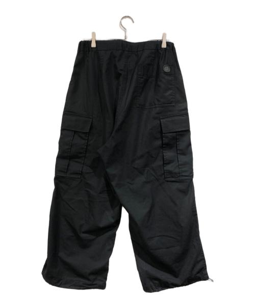 NNBF（エヌエヌビーエフ）NNBF (エヌエヌビーエフ) WIDE CARGO PANTS ブラック サイズ:SIZE Mの古着・服飾アイテム