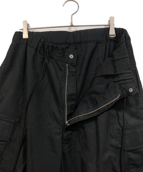 NNBF（エヌエヌビーエフ）NNBF (エヌエヌビーエフ) WIDE CARGO PANTS ブラック サイズ:SIZE Mの古着・服飾アイテム