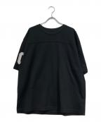stussyステューシー）の古着「メッシュ半袖カットソー」｜ブラック