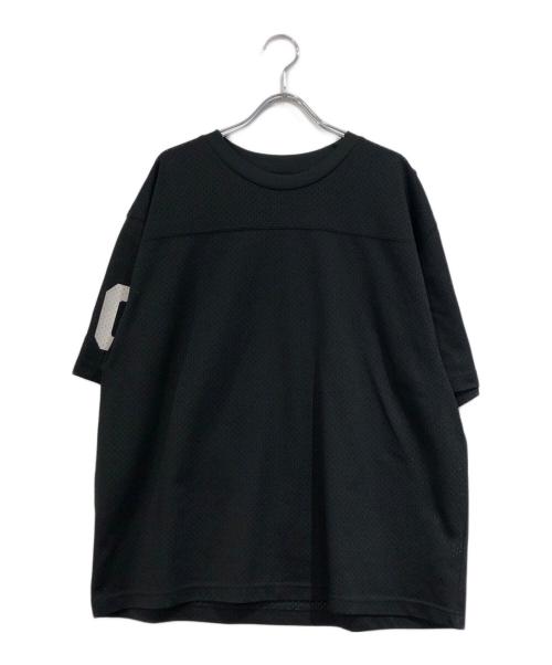stussy（ステューシー）stussy (ステューシー) メッシュ半袖カットソー ブラック サイズ:SIZE Mの古着・服飾アイテム