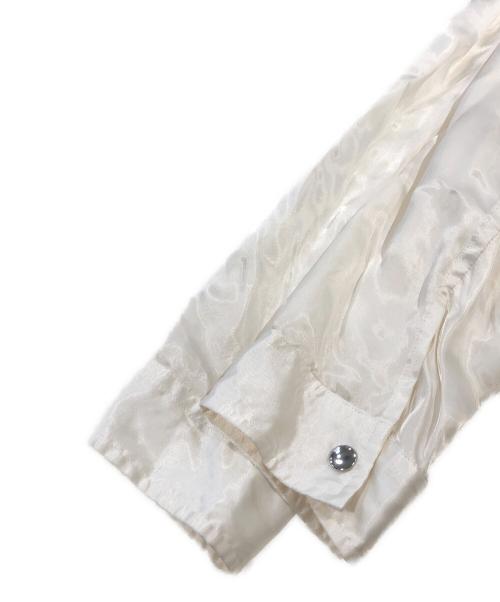 COMME des GARCONS HOMME PLUS（コムデギャルソンオムプリュス）COMME des GARCONS HOMME PLUS (コムデギャルソンオムプリュス) キュプラ 捻れシャツコート ホワイト サイズ:SIZE XSの古着・服飾アイテム