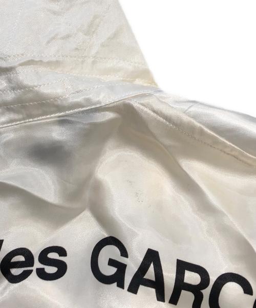COMME des GARCONS HOMME PLUS（コムデギャルソンオムプリュス）COMME des GARCONS HOMME PLUS (コムデギャルソンオムプリュス) キュプラ 捻れシャツコート ホワイト サイズ:SIZE XSの古着・服飾アイテム