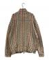 AMBERGLEAM (アンバーグリーム) acquard Knit Drivers Jacket ベージュ サイズ:SIZE M：12000円