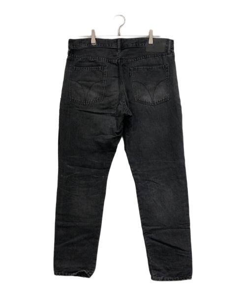 Hysteric Glamour（ヒステリックグラマー）Hysteric Glamour (ヒステリックグラマー) ダメージ加工デニムパンツ ブラック サイズ:SIZE 34の古着・服飾アイテム