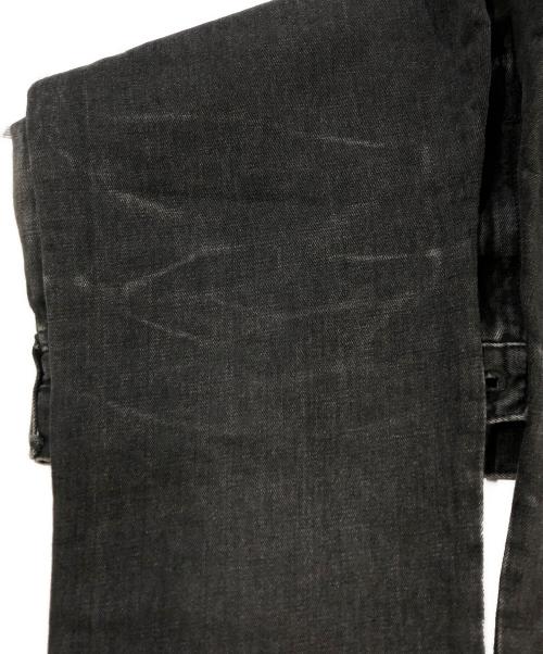 Hysteric Glamour（ヒステリックグラマー）Hysteric Glamour (ヒステリックグラマー) ダメージ加工デニムパンツ ブラック サイズ:SIZE 34の古着・服飾アイテム