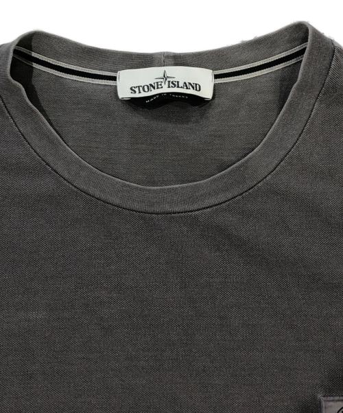 STONE ISLAND（ストーンアイランド）STONE ISLAND (ストーンアイランド) ピグメントダイ半袖Tシャツ グレー サイズ:SIZE XXLの古着・服飾アイテム