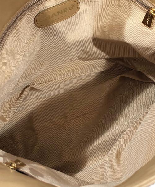 CHANEL（シャネル）CHANEL (シャネル) ココマーク/ラムスキントートバッグ ベージュの古着・服飾アイテム
