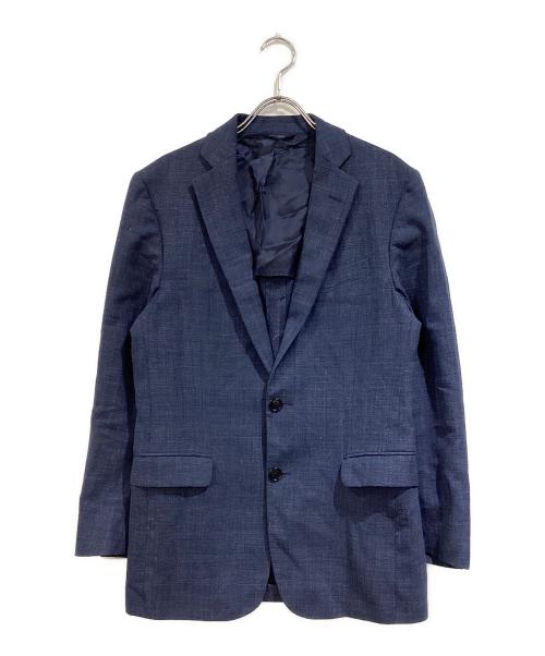 BROOKS BROTHERS（ブルックスブラザーズ）BROOKS BROTHERS (ブルックスブラザーズ) ウールリネンミックステーラードジャケット ネイビー サイズ:SIZE Sの古着・服飾アイテム