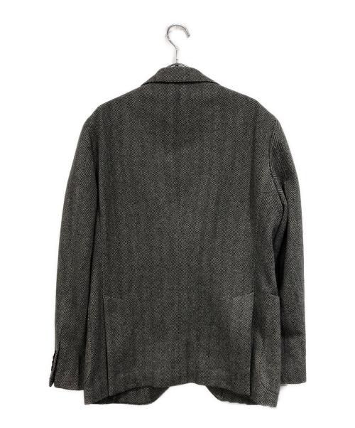 SHIPS（シップス）SHIPS (シップス) ツイード ヘリン ジャケットセットアップ グレー サイズ:SIZE 46の古着・服飾アイテム