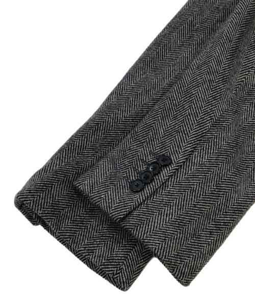 SHIPS（シップス）SHIPS (シップス) ツイード ヘリン ジャケットセットアップ グレー サイズ:SIZE 46の古着・服飾アイテム