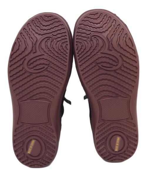 estacion（エスタシオン）ESTACION (エスタシオン) レザーパッチワークジップショートブーツ ブラック サイズ:SIZE Mの古着・服飾アイテム