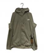 THE NORTH FACEザ ノース フェイス）の古着「マウンテンソフトシェルフーディ」｜グリーン