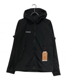 MAMMUT（マムート）の古着「MACUN 2.0 ソフトシェル フーデッド ジャケット」｜ブラック