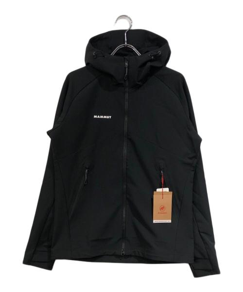 MAMMUT（マムート）MAMMUT (マムート) MACUN 2.0 ソフトシェル フーデッド ジャケット ブラック サイズ:SIZE Mの古着・服飾アイテム