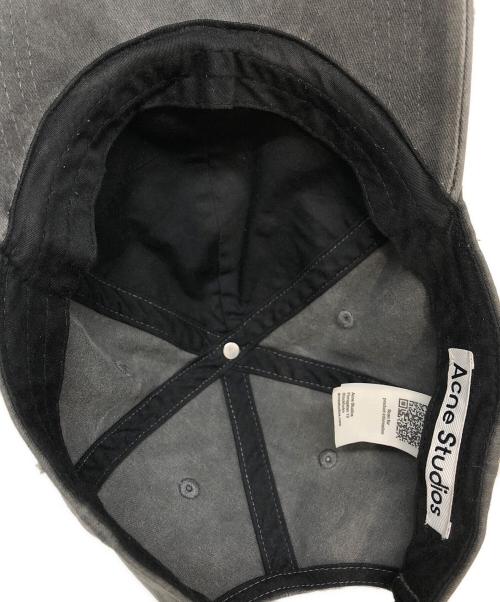 Acne studios（アクネ ストゥディオズ）ACNE STUDIOS (アクネ ストゥディオズ) デニムロゴキャップ グレーの古着・服飾アイテム