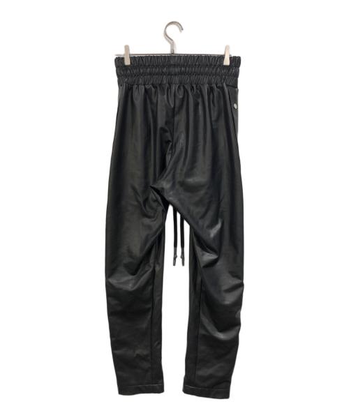 CVTVLIST（カタリスト）CVTVLIST (カタリスト) LEATHER SIDESNAP PANTS ブラック サイズ:SIZE 1の古着・服飾アイテム