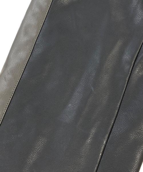 CVTVLIST（カタリスト）CVTVLIST (カタリスト) LEATHER SIDESNAP PANTS ブラック サイズ:SIZE 1の古着・服飾アイテム