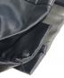 中古・古着 CVTVLIST (カタリスト) LEATHER SIDESNAP PANTS ブラック サイズ:SIZE 1：15000円