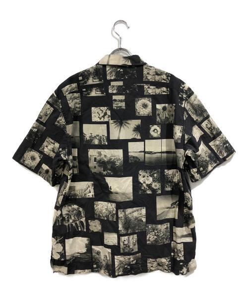 Paul Smith COLLECTION（ポールスミス コレクション）Paul Smith COLLECTION (ポールスミス コレクション) 総柄シャツ ベージュ×ブラック サイズ:SIZE Lの古着・服飾アイテム