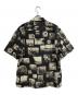 Paul Smith COLLECTION (ポールスミス コレクション) 総柄シャツ ベージュ×ブラック サイズ:SIZE L：8000円