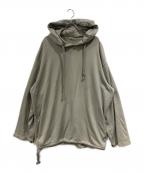AURALEEオーラリー）の古着「LIGHT FLOWY SWEAT PARKA」｜グリーン