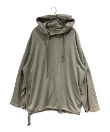 AURALEE（オーラリー）の古着「LIGHT FLOWY SWEAT PARKA」｜グリーン