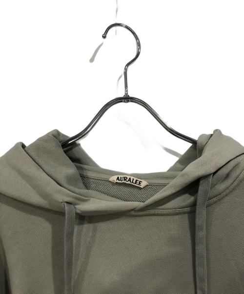 AURALEE（オーラリー）AURALEE (オーラリー) LIGHT FLOWY SWEAT PARKA グリーン サイズ:SIZE3の古着・服飾アイテム