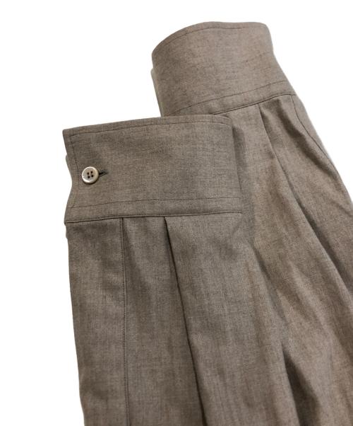 Maison Margiela（メゾンマルジェラ）Maison Margiela (メゾンマルジェラ) ウールアンゴラブレンド比翼シャツ ベージュ サイズ:SIZE 42の古着・服飾アイテム