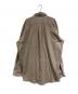 Maison Margiela (メゾンマルジェラ) ウールアンゴラブレンド比翼シャツ ベージュ サイズ:SIZE 42：20000円