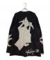 Yohji Yamamoto pour homme (ヨウジヤマモト プールオム) 侍ジャガードプルオーバーニット(糞) ブラック×グレー サイズ:SIZE 3：40000円
