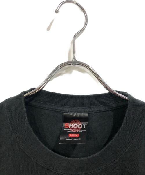 SHOOT（シュート）SHOOT (シュート) プリントTシャツ ブラック サイズ:SIZE Lの古着・服飾アイテム