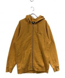 stussy（ステューシー）の古着「ジップパーカー」｜キャメル