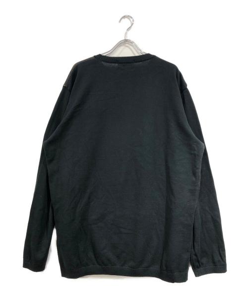 YOHJI YAMAMOTO（ヨウジヤマモト）YOHJI YAMAMOTO (ヨウジヤマモト) MITSUKOSHI (ミツコシ) アーカイブ柄セーター ブラック サイズ:SIZE 2の古着・服飾アイテム