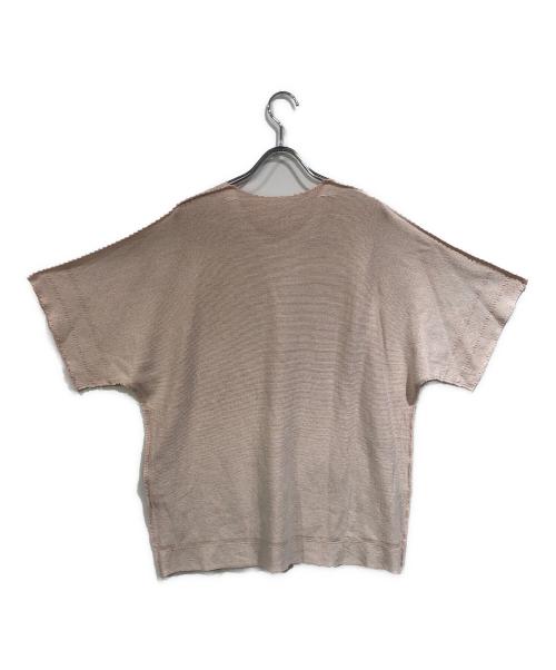 A-POC ABLE ISSEY MIYAKE（エイポック エイブル イッセイ ミヤケ）A-POC ABLE ISSEY MIYAKE (エイポック エイブル イッセイ ミヤケ) 半袖ニット ピンク サイズ:SIZE3の古着・服飾アイテム