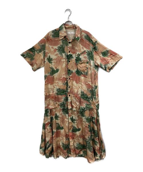 TOGA PULLA（トーガ プルラ）TOGA PULLA (トーガ プルラ) インナープリントシャツドレス ピンク サイズ:SIZE38の古着・服飾アイテム