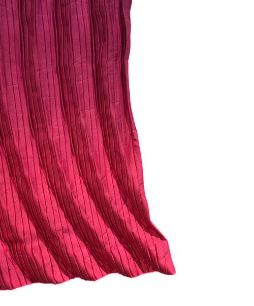 ISSEY MIYAKE（イッセイミヤケ）ISSEY MIYAKE (イッセイミヤケ) Luxe Long Pleated Ombre Skirt パープル サイズ:SIZE2の古着・服飾アイテム
